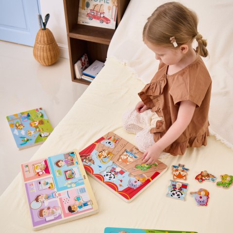 VIGA Puzzle Dźwiękowe Dopasuj Muzykujące Zwierzęta Viga Toys VIGA Puzzle Dźwiękowe Dopasuj Muzykujące Zwierzęta Viga Toys