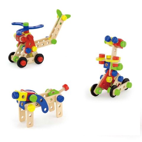 Viga Zestaw klocków konstrukcyjnych 68 elementów Montessori Viga Toys Viga Zestaw klocków konstrukcyjnych 68 elementów Montessori Viga Toys