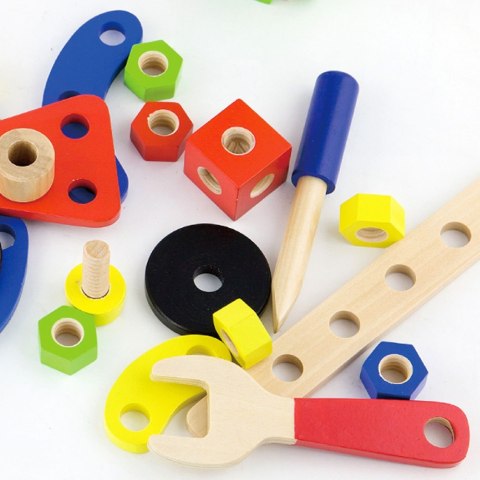 Viga Zestaw klocków konstrukcyjnych 68 elementów Montessori Viga Toys Viga Zestaw klocków konstrukcyjnych 68 elementów Montessori Viga Toys