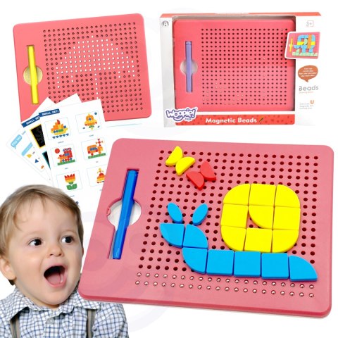 WOOPIE Układanka Magnetyczna 2w1 Rysowanie Magnetyczne Tablica Kreatywna 112 el. Woopie WOOPIE Układanka Magnetyczna 2w1 Rysowanie Magnetyczne Tablica Kreatywna 112 el. Woopie