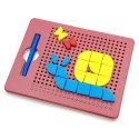 WOOPIE Układanka Magnetyczna 2w1 Rysowanie Magnetyczne Tablica Kreatywna 112 el. Woopie
