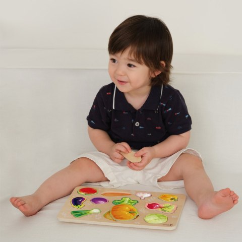 CLASSIC WORLD Drewniana Układanka Montessori Warzyw Classic World CLASSIC WORLD Drewniana Układanka Montessori Warzyw Classic World