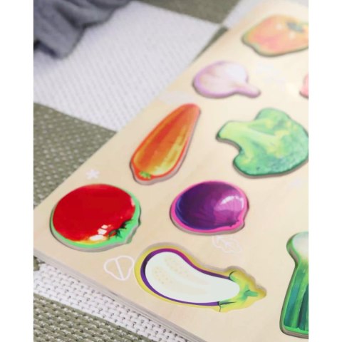 CLASSIC WORLD Drewniana Układanka Montessori Warzyw Classic World CLASSIC WORLD Drewniana Układanka Montessori Warzyw Classic World