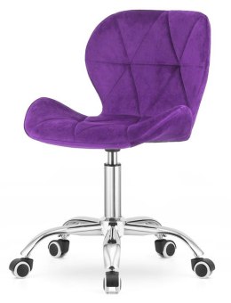 Krzesło obrotowe VASTO OFFICE VELVET PURPLE Lugano