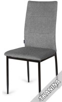 Krzesło tapicerowane VALVA DUO FABRIC GREY Lugano