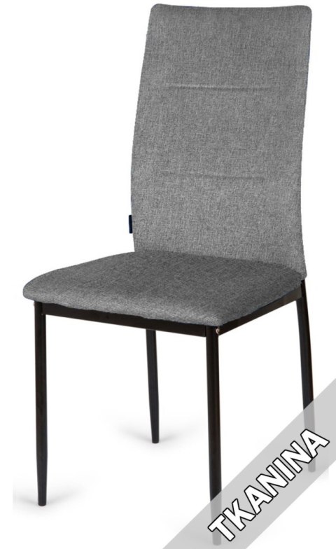 Krzesło tapicerowane VALVA DUO FABRIC GREY Lugano