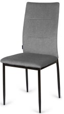 Krzesło tapicerowane VALVA DUO FABRIC GREY Lugano