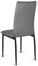 Krzesło tapicerowane VALVA DUO FABRIC GREY Lugano