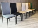Krzesło tapicerowane VALVA DUO FABRIC GREY Lugano