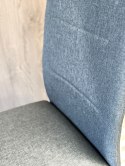 Krzesło tapicerowane VALVA DUO FABRIC GREY Lugano