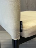 Krzesło tapicerowane VALVA LINE VELVET BEIGE Lugano