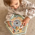 TOOKY TOY Interaktywny Drewniany Sześciokąt Montessori Otwierane Pudełko Tooky Toy