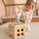 TOOKY TOY Interaktywny Drewniany Sześciokąt Montessori Otwierane Pudełko Tooky Toy