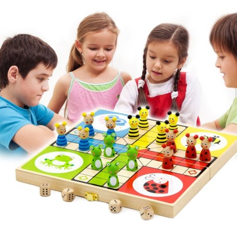 VIGA Drewniana gra Ludo Chińczyk Viga Toys VIGA Drewniana gra Ludo Chińczyk Viga Toys