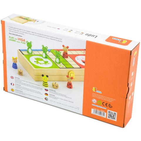 VIGA Drewniana gra Ludo Chińczyk Viga Toys VIGA Drewniana gra Ludo Chińczyk Viga Toys