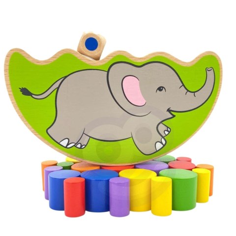 VIGA Drewniana układanka Balansujący Słoń Montessori Viga Toys VIGA Drewniana układanka Balansujący Słoń Montessori Viga Toys
