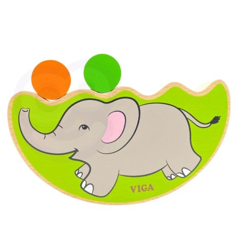 VIGA Drewniana układanka Balansujący Słoń Montessori Viga Toys VIGA Drewniana układanka Balansujący Słoń Montessori Viga Toys