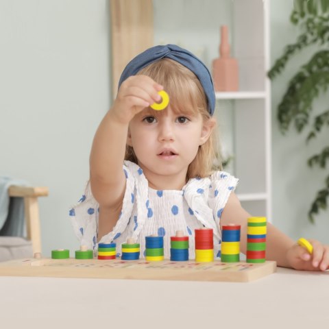 VIGA Drewniane Liczydło Talesa Kreatywna Liczarka Montessori Viga Toys VIGA Drewniane Liczydło Talesa Kreatywna Liczarka Montessori Viga Toys