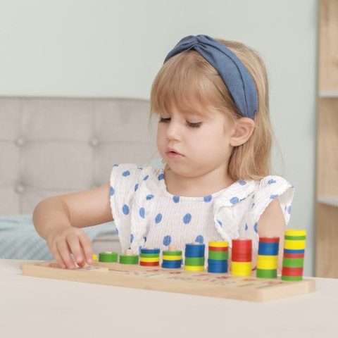 VIGA Drewniane Liczydło Talesa Kreatywna Liczarka Montessori Viga Toys VIGA Drewniane Liczydło Talesa Kreatywna Liczarka Montessori Viga Toys