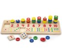 VIGA Drewniane Liczydło Talesa Kreatywna Liczarka Montessori Viga Toys