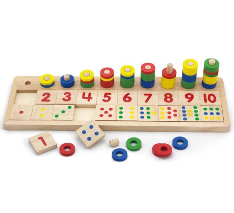 VIGA Drewniane Liczydło Talesa Kreatywna Liczarka Montessori Viga Toys VIGA Drewniane Liczydło Talesa Kreatywna Liczarka Montessori Viga Toys