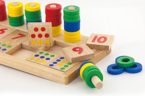 VIGA Drewniane Liczydło Talesa Kreatywna Liczarka Montessori Viga Toys VIGA Drewniane Liczydło Talesa Kreatywna Liczarka Montessori Viga Toys