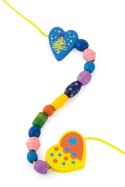 VIGA Koraliki Do Nawlekania Zestaw Serduszka Viga Toys