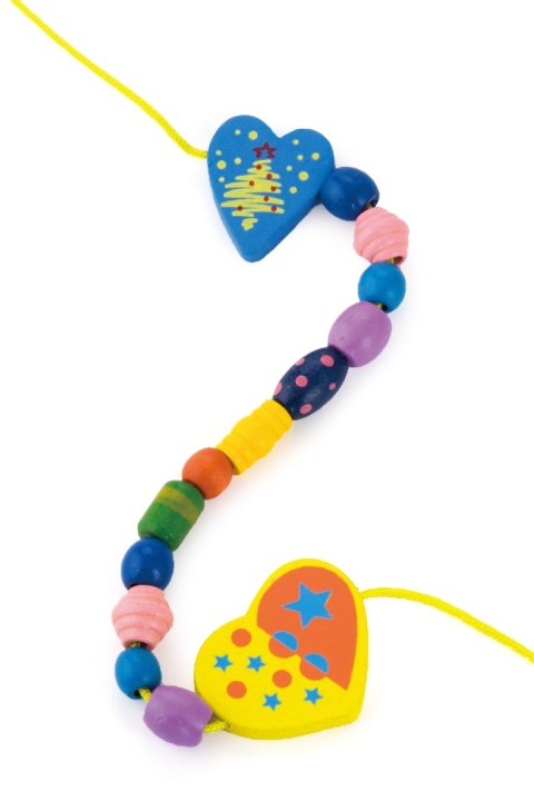 VIGA Koraliki Do Nawlekania Zestaw Serduszka Viga Toys VIGA Koraliki Do Nawlekania Zestaw Serduszka Viga Toys