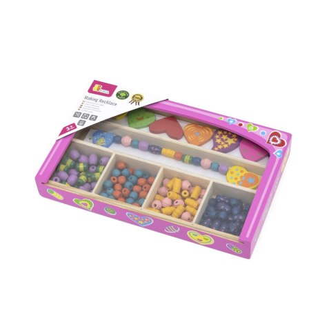 VIGA Koraliki Do Nawlekania Zestaw Serduszka Viga Toys VIGA Koraliki Do Nawlekania Zestaw Serduszka Viga Toys