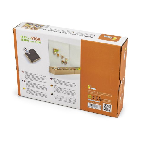 Viga Układanka drewniana puzzle magnetyczne - pojazdy Certyfikat FSC Viga Toys Viga Układanka drewniana puzzle magnetyczne - pojazdy Certyfikat FSC Viga Toys