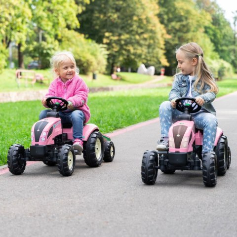 FALK Traktor Country Star Różowy na Pedały + Przyczepka i Klakson od 2 Lat. FALK FALK Traktor Country Star Różowy na Pedały + Przyczepka i Klakson od 2 Lat. FALK