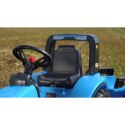 FALK Traktor Landini Niebieski na Pedały z Przyczepką od 3 Lat FALK