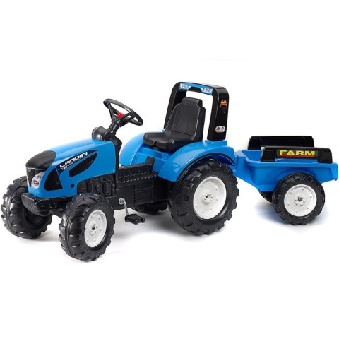 FALK Traktor Landini Niebieski na Pedały z Przyczepką od 3 Lat FALK FALK Traktor Landini Niebieski na Pedały z Przyczepką od 3 Lat FALK