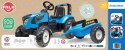 FALK Traktor Landini Niebieski na Pedały z Przyczepką od 3 Lat FALK