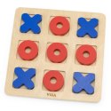 Viga Drewniana Gra Klasyczna Kółko i Krzyżyk Viga Toys