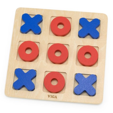 Viga Drewniana Gra Klasyczna Kółko i Krzyżyk Viga Toys Viga Drewniana Gra Klasyczna Kółko i Krzyżyk Viga Toys