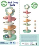 WOOPIE GREEN Drewniany Kulodrom Tor Kulkowy Sensoryczny Edukacyjny 6 el. Woopie Let's Go Green
