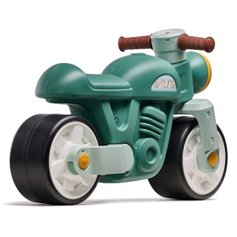 FALK Jeździk Biegowy Ciche Koła Motor Prem1er Retro Zielony 12+ FALK FALK Jeździk Biegowy Ciche Koła Motor Prem1er Retro Zielony 12+ FALK