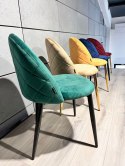 Krzesło tapicerowane GLORIA GREEN VELVET Lugano