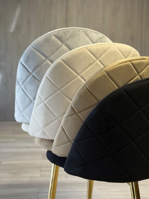 Krzesło tapicerowane GLORIA SAND VELVET Lugano Krzesło tapicerowane GLORIA SAND VELVET Lugano