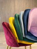 Krzesło tapicerowane GLORIA VIOLET VELVET Lugano