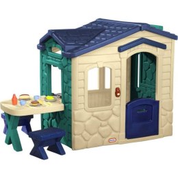 Little Tikes Domek Ogrodowy z PATIO z Magicznym Dzwonkiem Granatowo-zielony Little Tikes