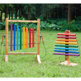 MASTERKIDZ Tęczowe Dzwonki Kolorowa Tablica Do Grania Masterkidz
