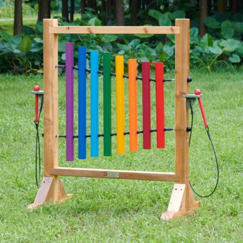 MASTERKIDZ Tęczowe Dzwonki Kolorowa Tablica Do Grania Masterkidz MASTERKIDZ Tęczowe Dzwonki Kolorowa Tablica Do Grania Masterkidz