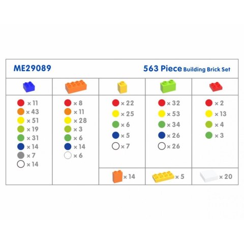 MASTERKIDZ Zestaw Klocków Konstrukcyjnych STEM 563 el. Masterkidz MASTERKIDZ Zestaw Klocków Konstrukcyjnych STEM 563 el. Masterkidz
