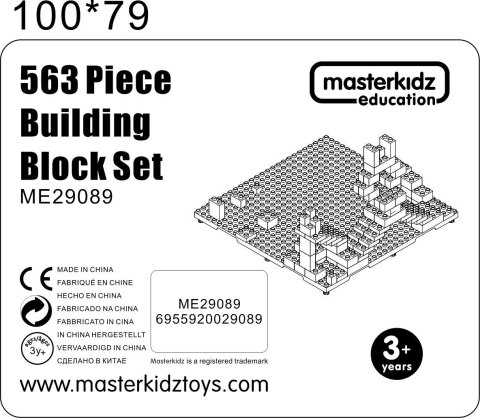 MASTERKIDZ Zestaw Klocków Konstrukcyjnych STEM 563 el. Masterkidz MASTERKIDZ Zestaw Klocków Konstrukcyjnych STEM 563 el. Masterkidz