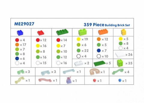 MASTERKIDZ Zestaw Klocków Konstrukcyjnych Tor Kulkowy STEM 359 el. Masterkidz MASTERKIDZ Zestaw Klocków Konstrukcyjnych Tor Kulkowy STEM 359 el. Masterkidz