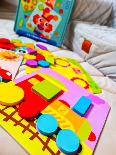 TOOKY TOY Puzzle 4 w 1 Układanka Klocki Mntessori Tooky Toy TOOKY TOY Puzzle 4 w 1 Układanka Klocki Mntessori Tooky Toy