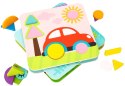 TOOKY TOY Puzzle 4 w 1 Układanka Klocki Mntessori Tooky Toy