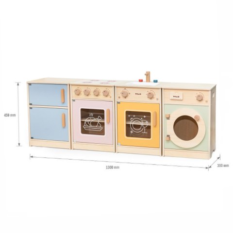 VIGA PolarB Drewniany Zestaw Kuchenny XL Pralka Kuchenka Zmywarka Viga Toys VIGA PolarB Drewniany Zestaw Kuchenny XL Pralka Kuchenka Zmywarka Viga Toys